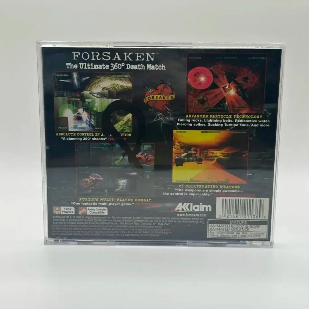 Forsaken - (PS1, 1998) CIB